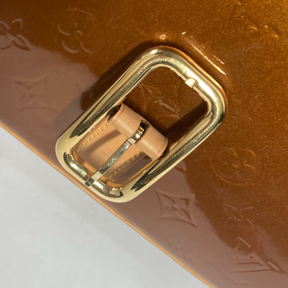 LOUIS VUITTON Shoulder Bag  M91107 Monogram Vernis Canvas Brown Monogram Vernis Christie GM Women Used Authentic