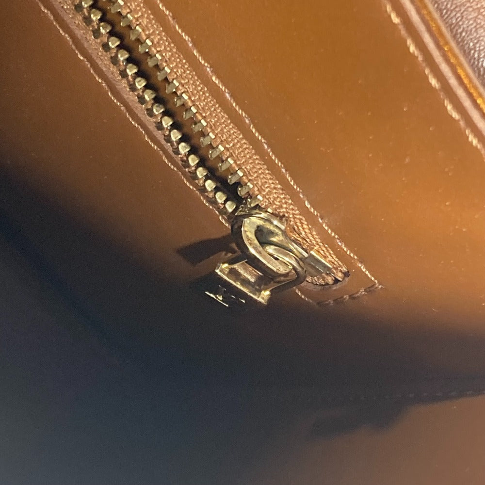 LOUIS VUITTON Shoulder Bag  M91107 Monogram Vernis Canvas Brown Monogram Vernis Christie GM Women Used Authentic