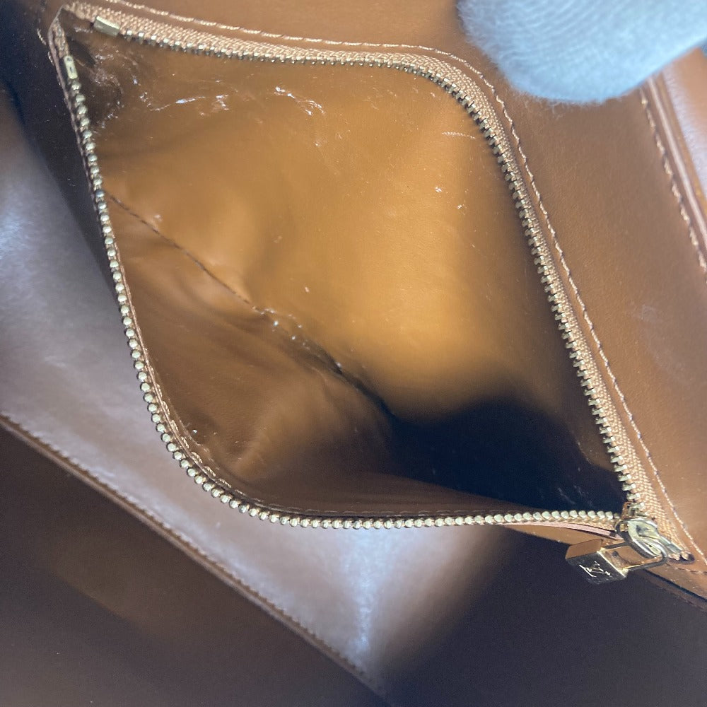 LOUIS VUITTON Shoulder Bag  M91107 Monogram Vernis Canvas Brown Monogram Vernis Christie GM Women Used Authentic