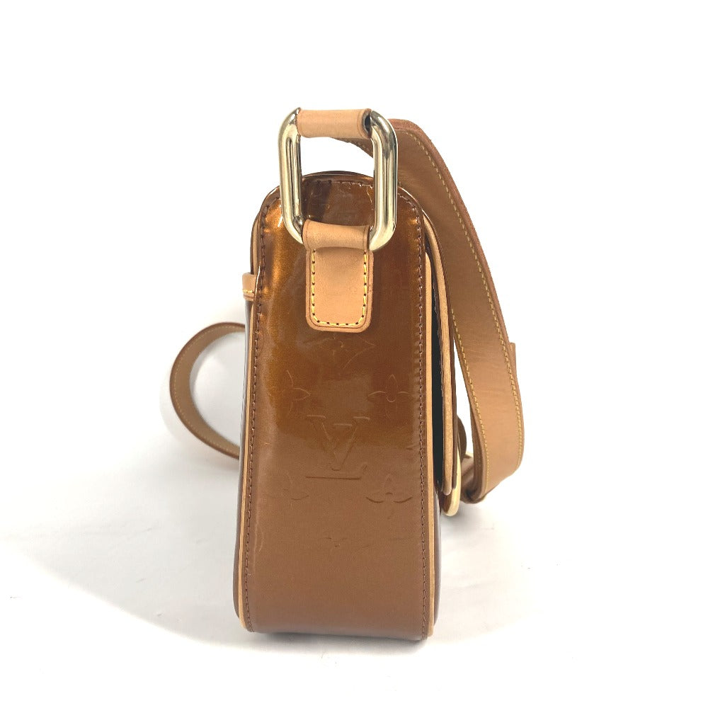LOUIS VUITTON Shoulder Bag  M91107 Monogram Vernis Canvas Brown Monogram Vernis Christie GM Women Used Authentic