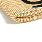 FENDI Clutch bag 8N0149 Raffia, Leather beige straw logo