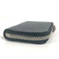 LOUIS VUITTON Coin case M63375 Taiga Leather black Taiga Portemonejour mens Used Authentic