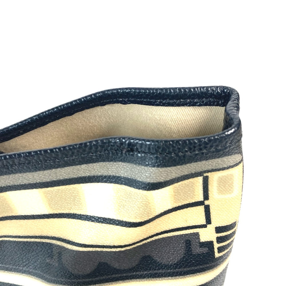 CHANEL Shoulder Bag PVC / Leather black Central station Women Used Authentic