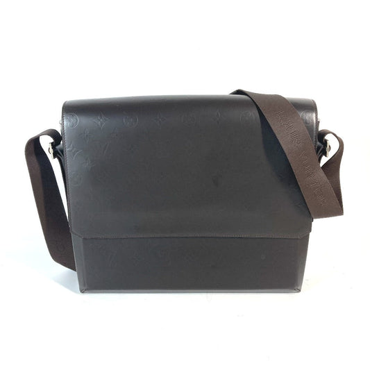 LOUIS VUITTON Shoulder Bag M46570 Monogram grass leather Brown Monogram Lace Fonzie mens Used Authentic