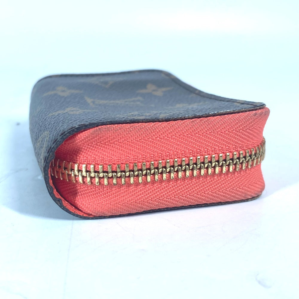 LOUIS VUITTON Coin case M60908 Monogram canvas Brown Monogram Mule cult Women Used Authentic
