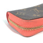 LOUIS VUITTON Coin case M60908 Monogram canvas Brown Monogram Mule cult Women Used Authentic