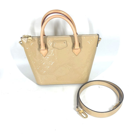 LOUIS VUITTON Handbag M90167 Monogram Vernis beige Monogram Vernis Montebello PM Women Used Authentic