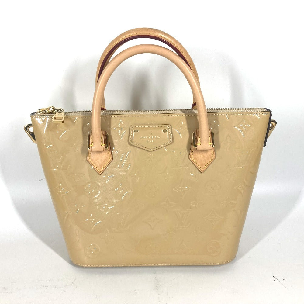 LOUIS VUITTON Handbag M90167 Monogram Vernis beige Monogram Vernis Montebello PM Women Used Authentic