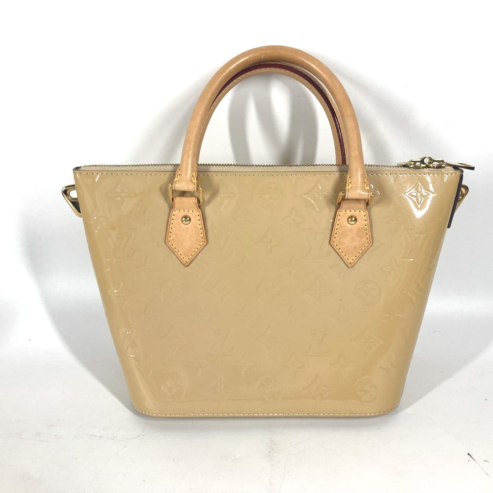 LOUIS VUITTON Handbag M90167 Monogram Vernis beige Monogram Vernis Montebello PM Women Used Authentic