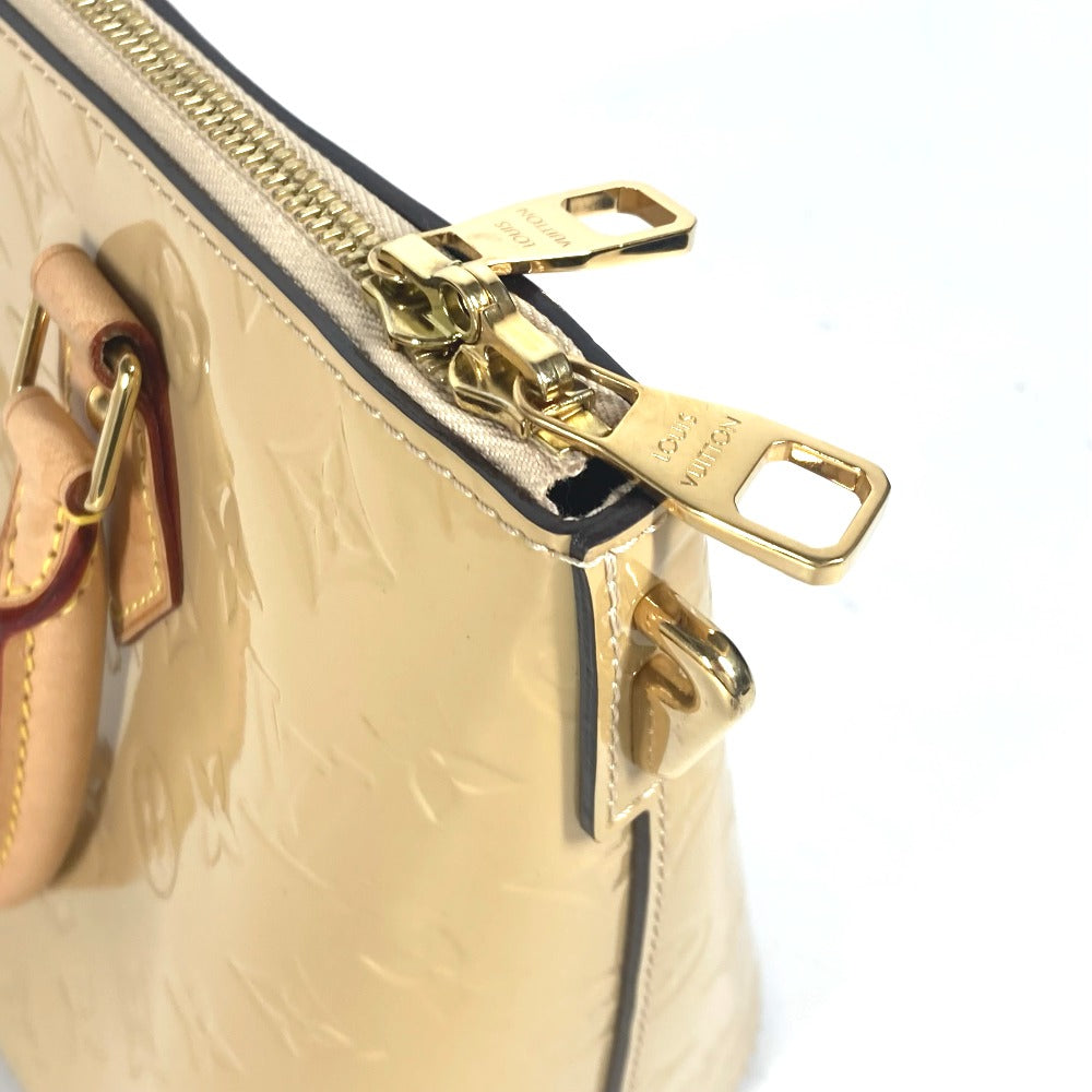 LOUIS VUITTON Handbag M90167 Monogram Vernis beige Monogram Vernis Montebello PM Women Used Authentic
