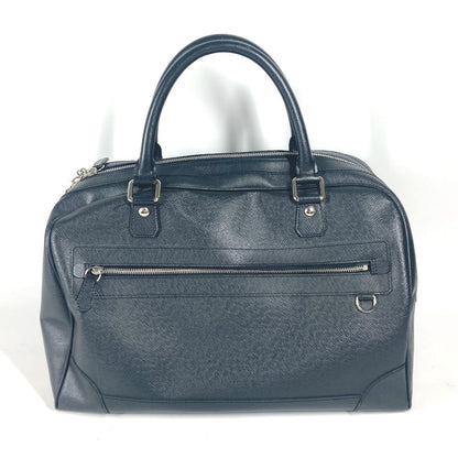 LOUIS VUITTON Boston Duffel bag M31152 Taiga Leather black Taiga Stanislav unisex(Unisex) Used Authentic