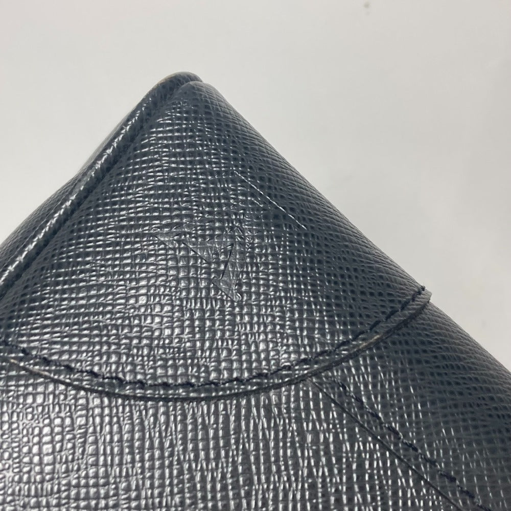 LOUIS VUITTON Boston Duffel bag M31152 Taiga Leather black Taiga Stanislav unisex(Unisex) Used Authentic