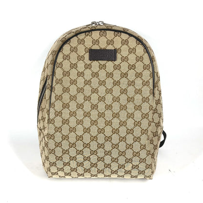 GUCCI Backpack 449906 GG canvas / leather beige GG Backpack unisex(Unisex) Used Authentic