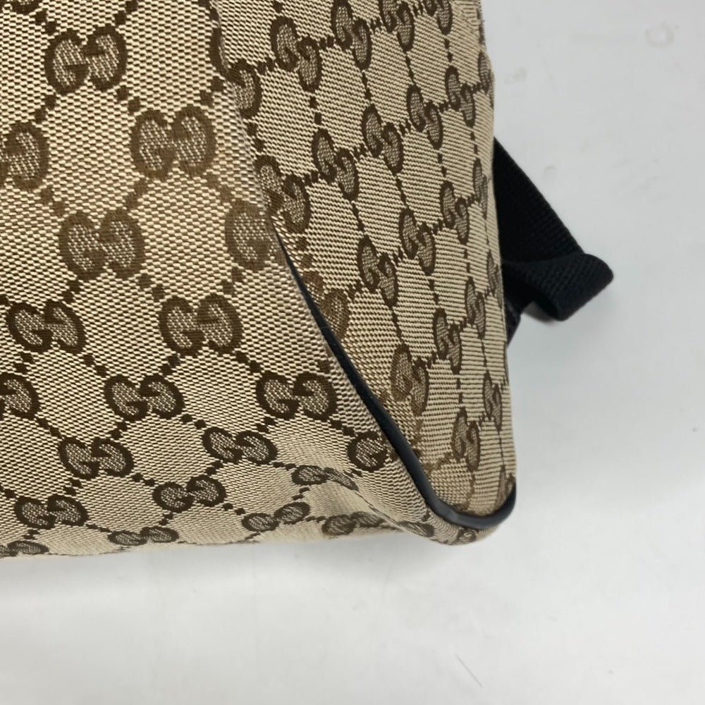 GUCCI Backpack 449906 GG canvas / leather beige GG Backpack unisex(Unisex) Used Authentic