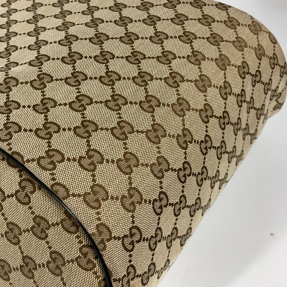 GUCCI Backpack 449906 GG canvas / leather beige GG Backpack unisex(Unisex) Used Authentic