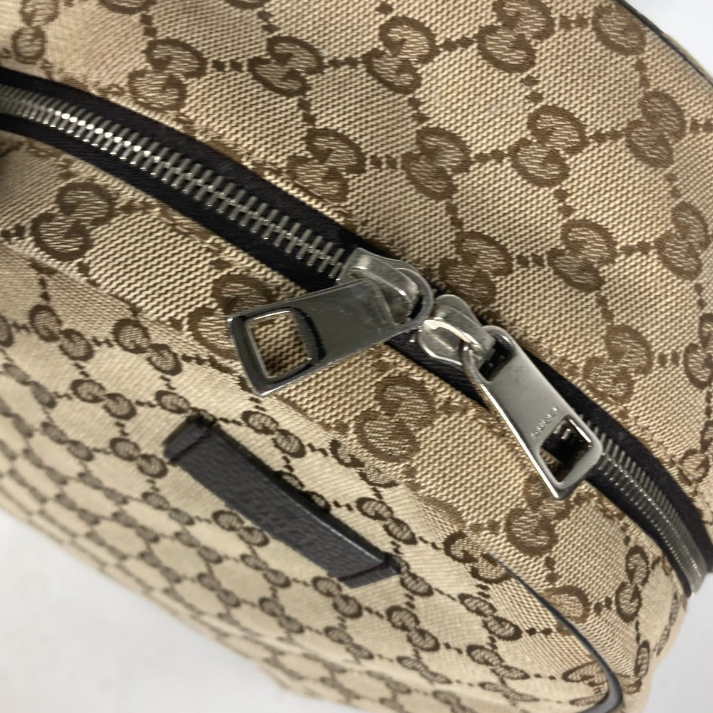 GUCCI Backpack 449906 GG canvas / leather beige GG Backpack unisex(Unisex) Used Authentic