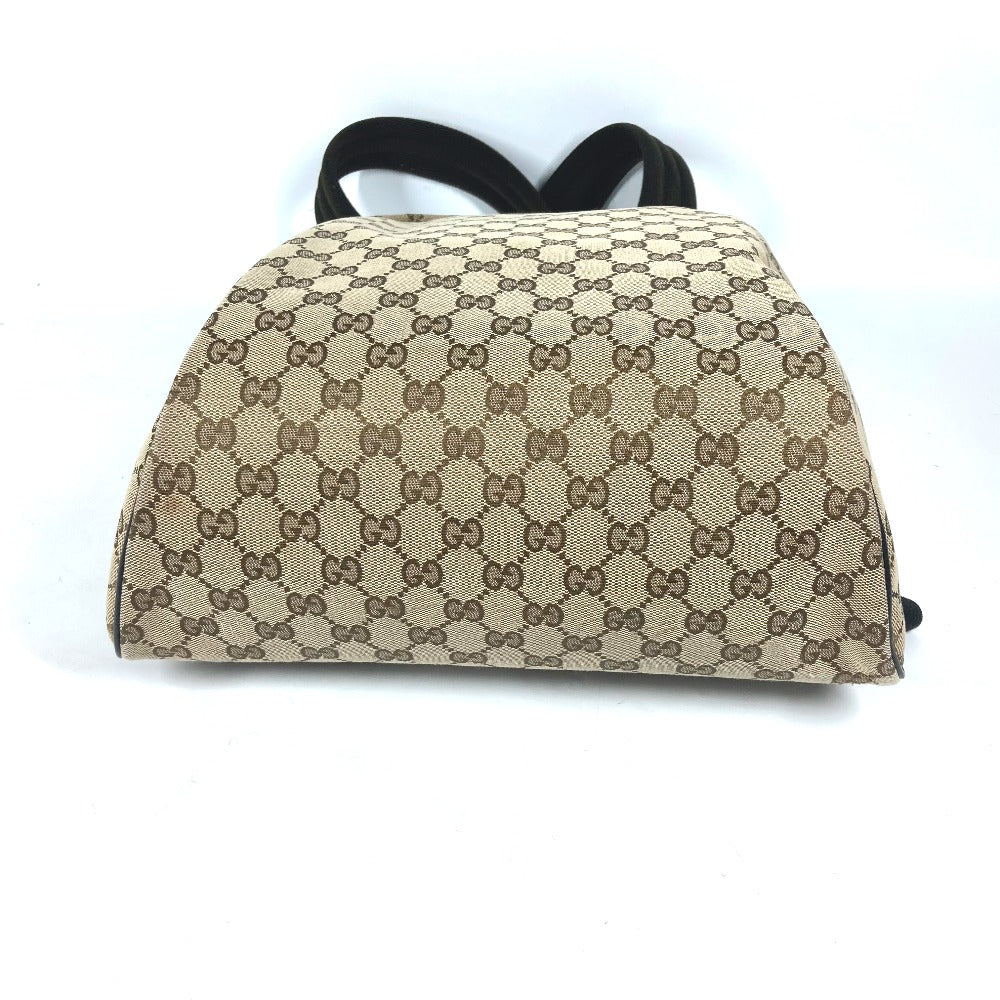GUCCI Backpack 449906 GG canvas / leather beige GG Backpack unisex(Unisex) Used Authentic