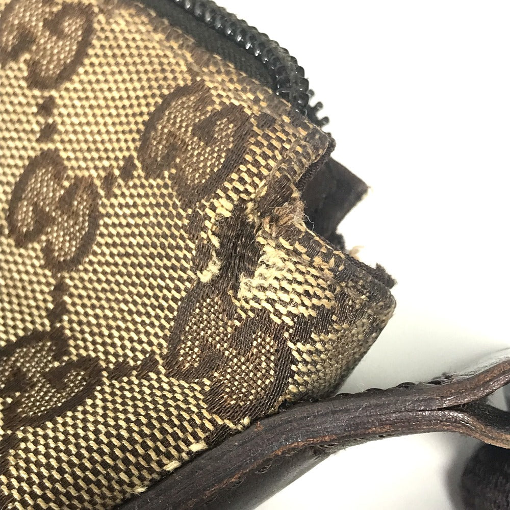 GUCCI Shoulder Bag 145857 GG canvas / leather beige GG unisex(Unisex) Used Authentic