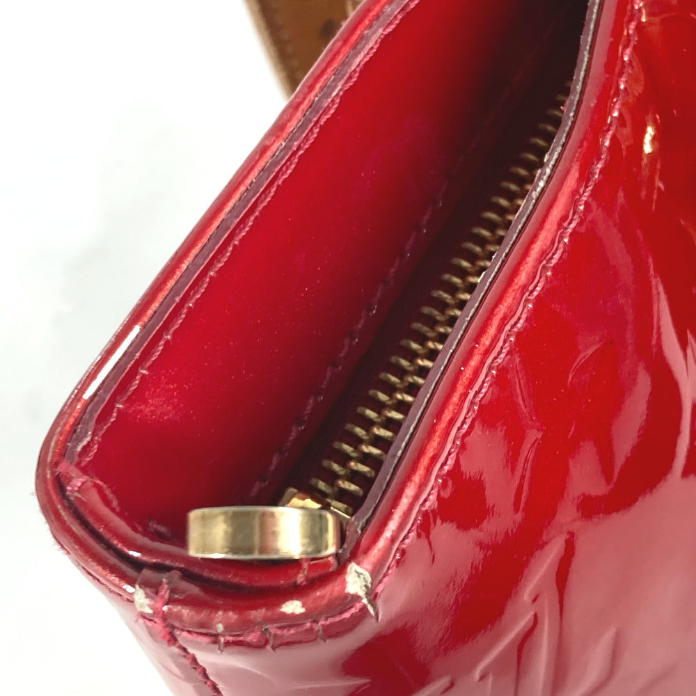 LOUIS VUITTON Shoulder Bag M91989 Monogram Vernis Red Monogram Vernis Brentwood Women Used Authentic