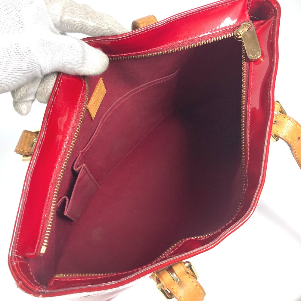 LOUIS VUITTON Shoulder Bag M91989 Monogram Vernis Red Monogram Vernis Brentwood Women Used Authentic