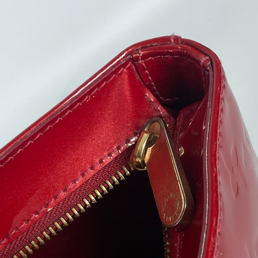 LOUIS VUITTON Shoulder Bag M91989 Monogram Vernis Red Monogram Vernis Brentwood Women Used Authentic