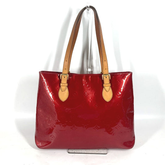 LOUIS VUITTON Shoulder Bag M91989 Monogram Vernis Red Monogram Vernis Brentwood Women Used Authentic