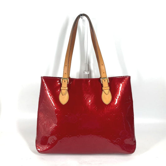 LOUIS VUITTON Shoulder Bag M91989 Monogram Vernis Red Monogram Vernis Brentwood Women Used Authentic