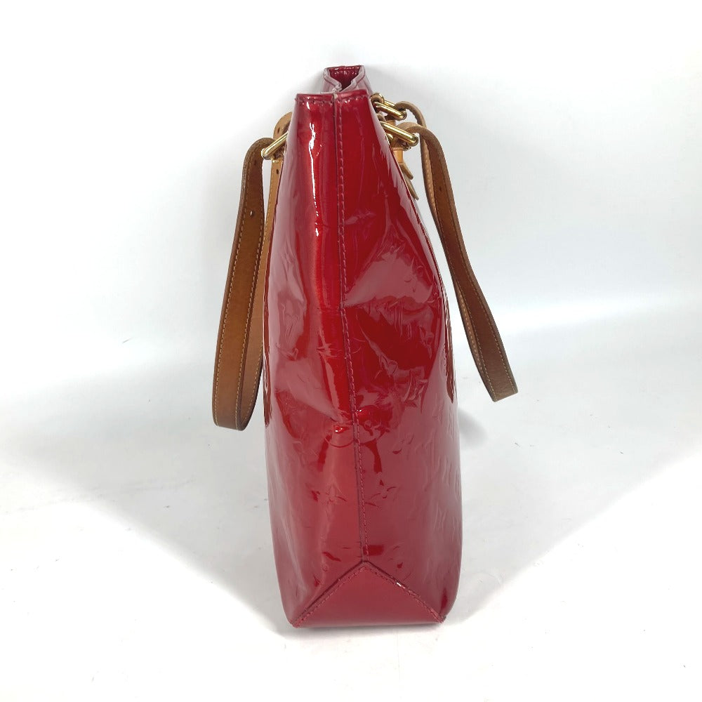 LOUIS VUITTON Shoulder Bag M91989 Monogram Vernis Red Monogram Vernis Brentwood Women Used Authentic