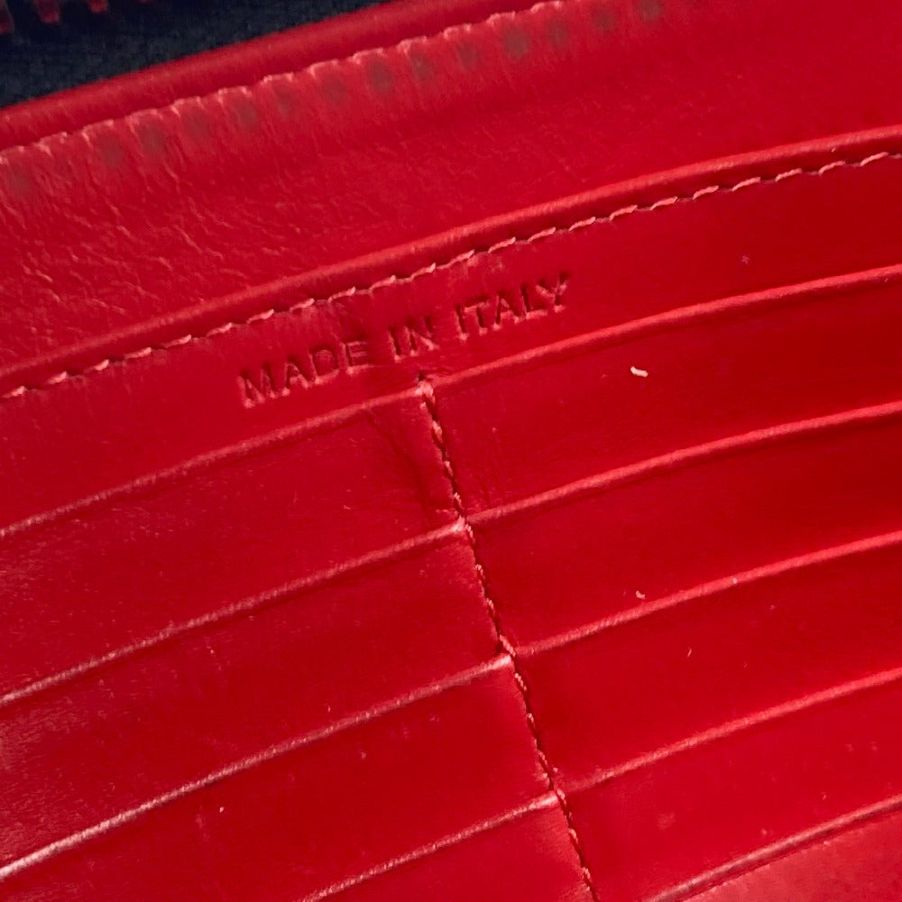 Christian Louboutin Long Wallet Purse 1165043 leather black bag handbag PANETTONE Panettone mens Used Authentic
