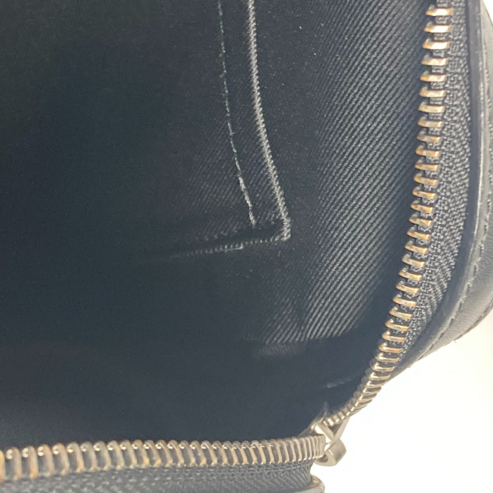 LOUIS VUITTON Shoulder Bag N23355 Damier Anfini Leather black Damier Anfini Pochette District mens Used Authentic