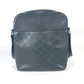 LOUIS VUITTON Shoulder Bag N23355 Damier Anfini Leather black Damier Anfini Pochette District mens Used Authentic