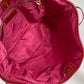 PRADA Shoulder Bag Nylon, enamel pink logo Women Used Authentic