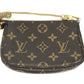 LOUIS VUITTON Handbag M60153 Monogram canvas Brown Monogram Mini Pochette Accessoires T&B Women Used Authentic