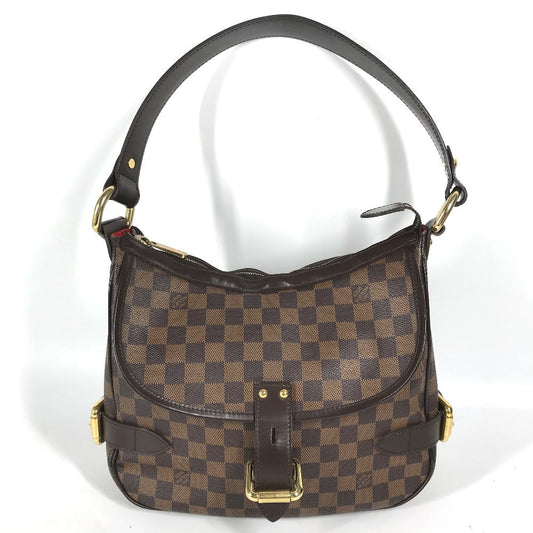 LOUIS VUITTON Shoulder Bag N51200 Damier canvas Brown Damier Highbury Women Used Authentic