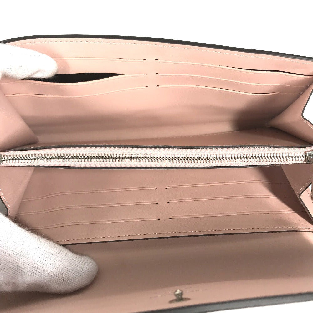 LOUIS VUITTON Long Wallet Purse M60145 monogram mahina leather pink Monogram Mahina Portefeuille Iris