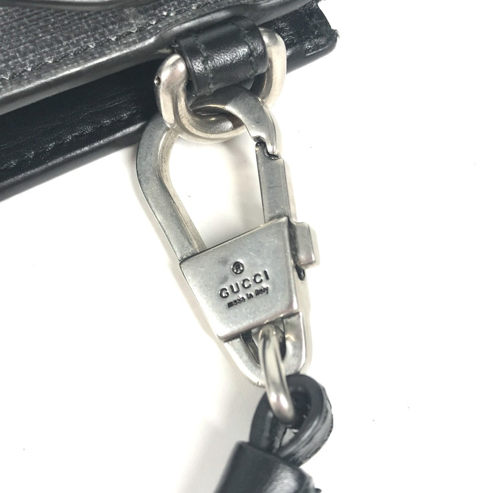 GUCCI Clutch bag 547084 GG Supreme canvas, leather black GG Supreme BESTIARY unisex(Unisex) Used Authentic