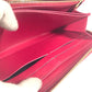 LOUIS VUITTON Long Wallet Purse M90123 Patent leather pink Vernis suite monogram Zippy wallet Women Used Authentic
