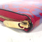 LOUIS VUITTON Long Wallet Purse M90123 Patent leather pink Vernis suite monogram Zippy wallet Women Used Authentic