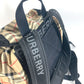 BURBERRY Backpack 8010372 Nylon beige logo check