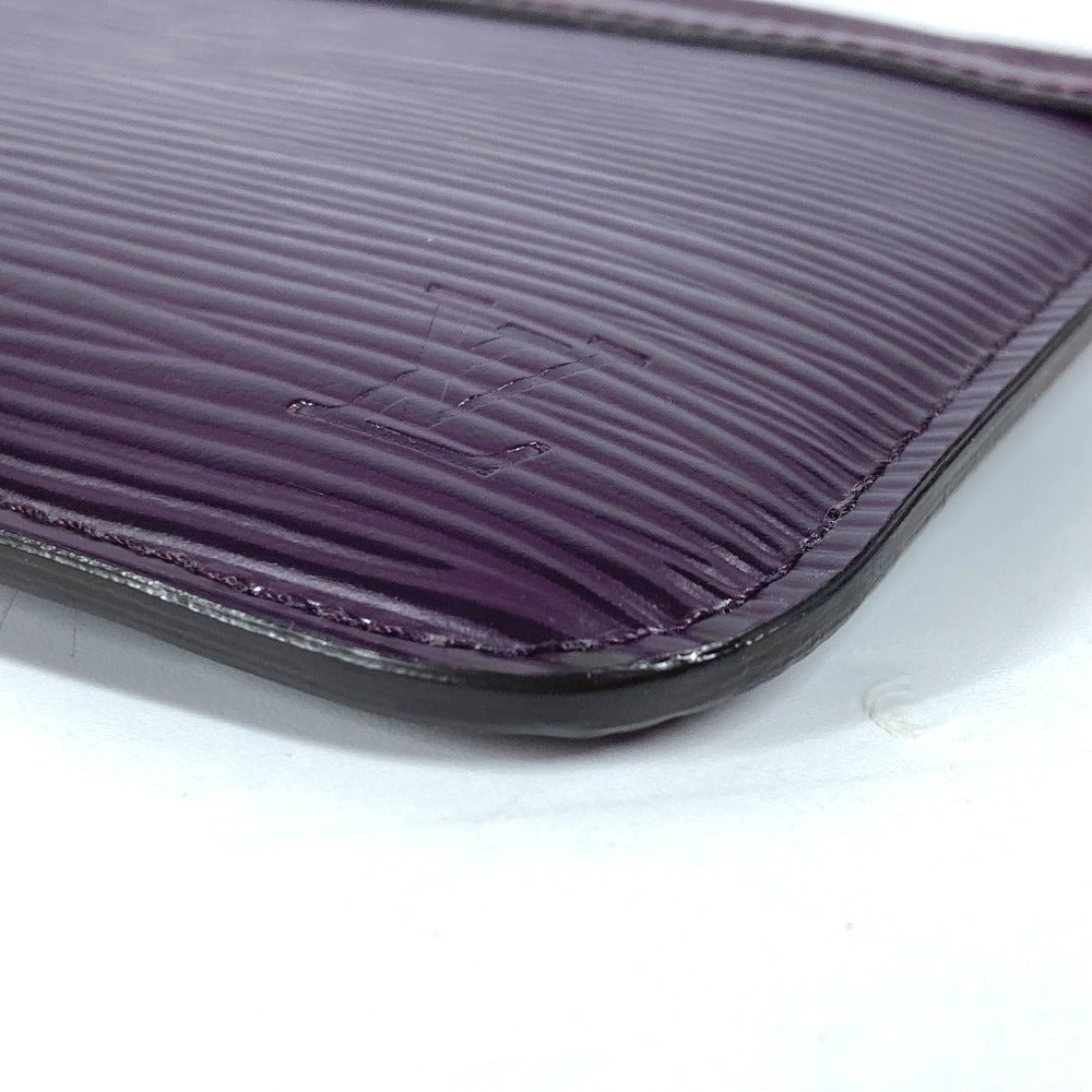 LOUIS VUITTON Coin case M6660K Epi Leather purple Epi Pochette Cle NM