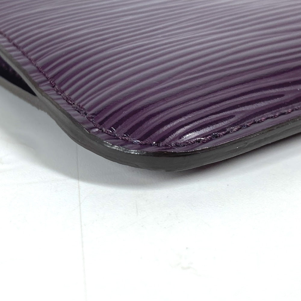 LOUIS VUITTON Coin case M6660K Epi Leather purple Epi Pochette Cle NM