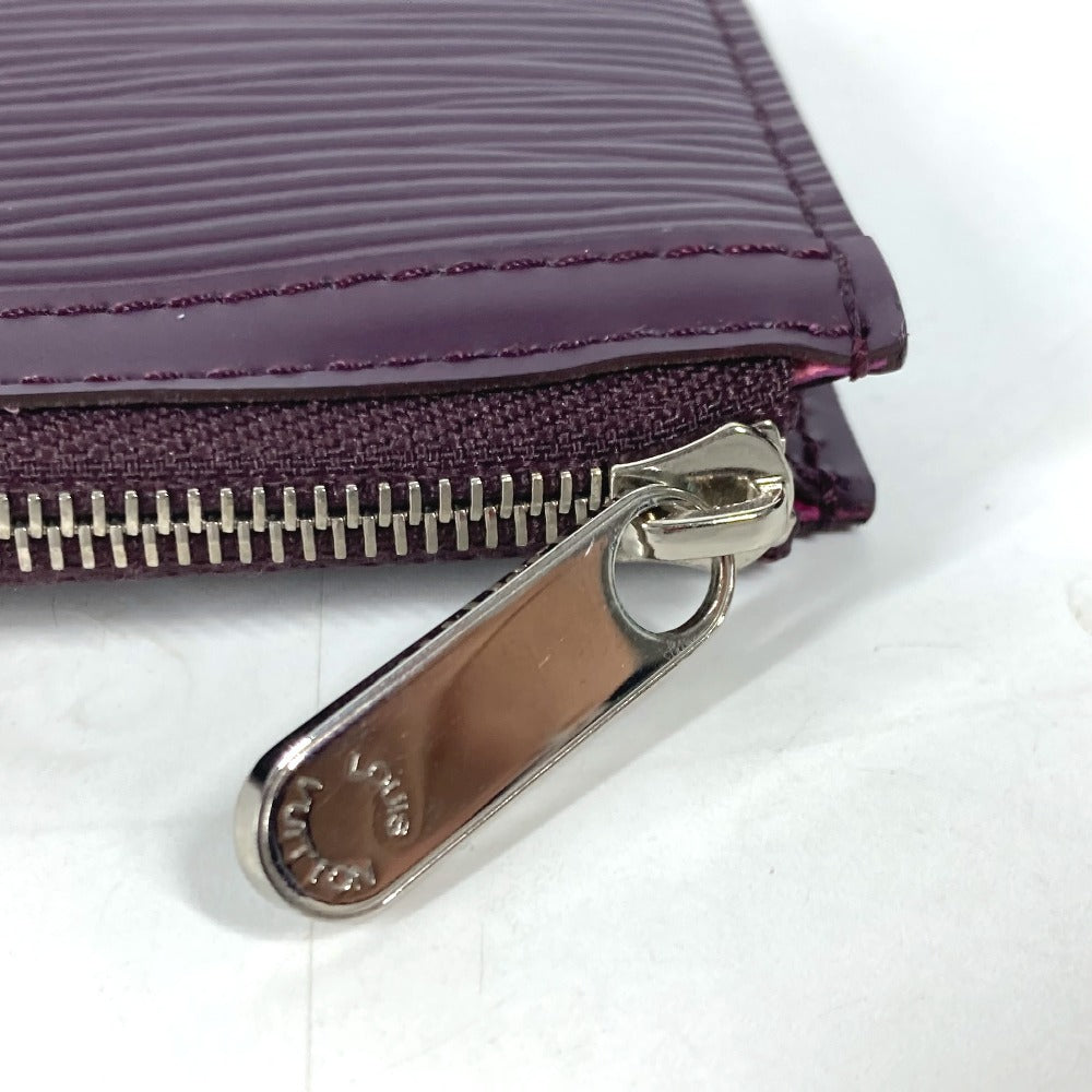 LOUIS VUITTON Coin case M6660K Epi Leather purple Epi Pochette Cle NM