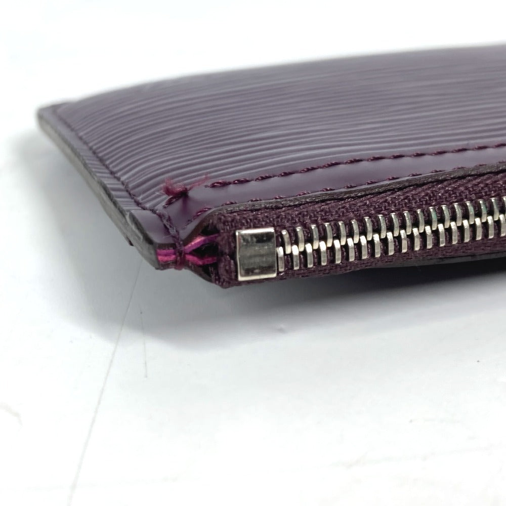 LOUIS VUITTON Coin case M6660K Epi Leather purple Epi Pochette Cle NM