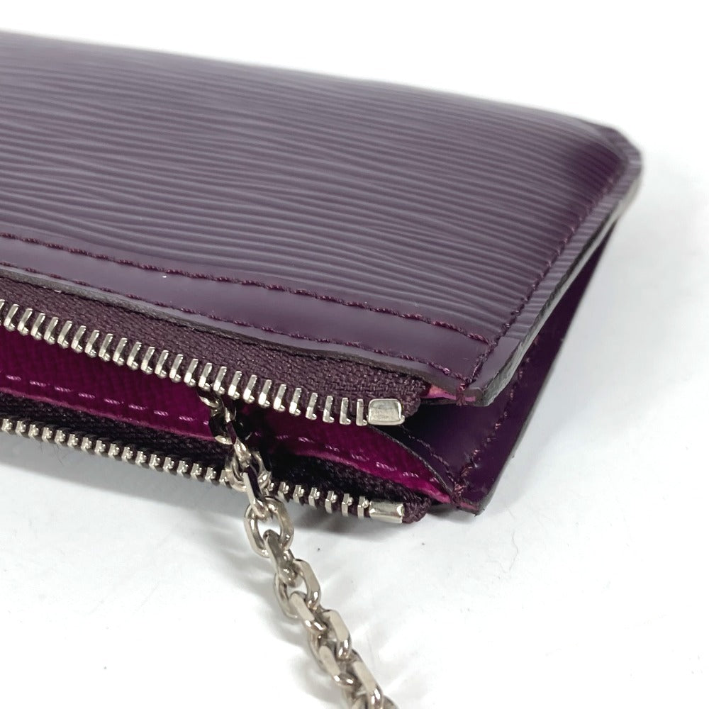 LOUIS VUITTON Coin case M6660K Epi Leather purple Epi Pochette Cle NM
