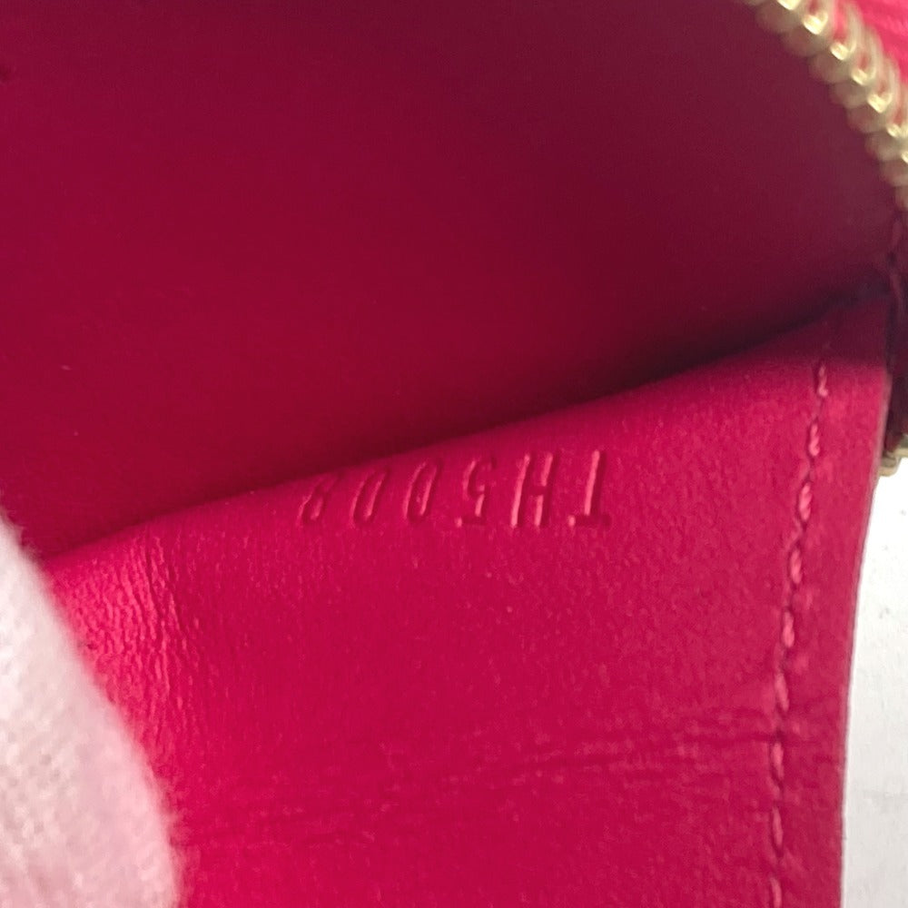 LOUIS VUITTON Coin case M93657 Monogram Vernis Canvas pink Monogram Vernis Porto Monet Coeur
