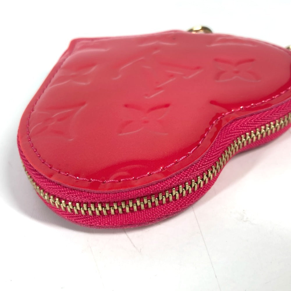 LOUIS VUITTON Coin case M93657 Monogram Vernis Canvas pink Monogram Vernis Porto Monet Coeur