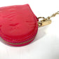 LOUIS VUITTON Coin case M93657 Monogram Vernis Canvas pink Monogram Vernis Porto Monet Coeur