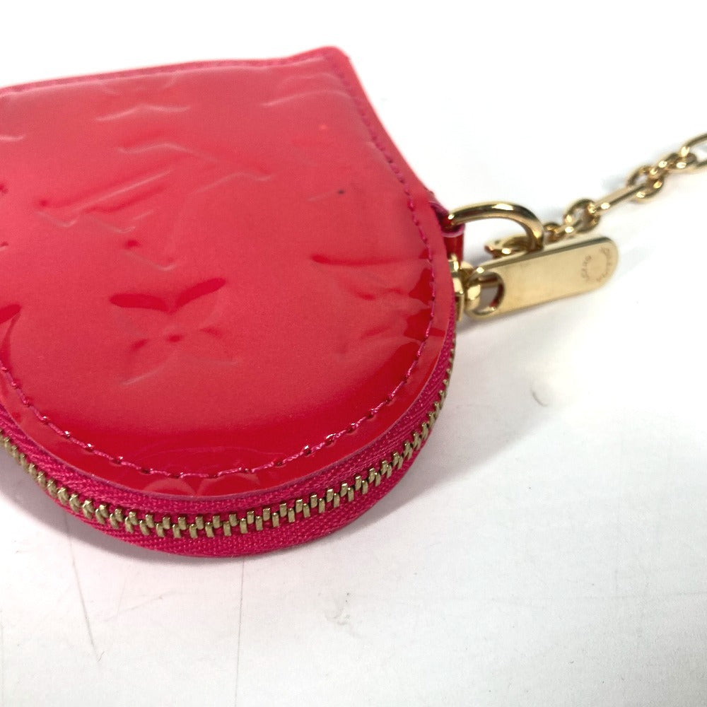LOUIS VUITTON Coin case M93657 Monogram Vernis Canvas pink Monogram Vernis Porto Monet Coeur