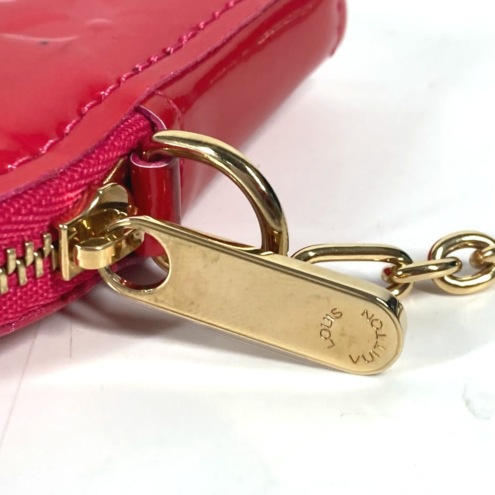 LOUIS VUITTON Coin case M93657 Monogram Vernis Canvas pink Monogram Vernis Porto Monet Coeur