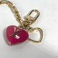 LOUIS VUITTON Coin case M93657 Monogram Vernis Canvas pink Monogram Vernis Porto Monet Coeur